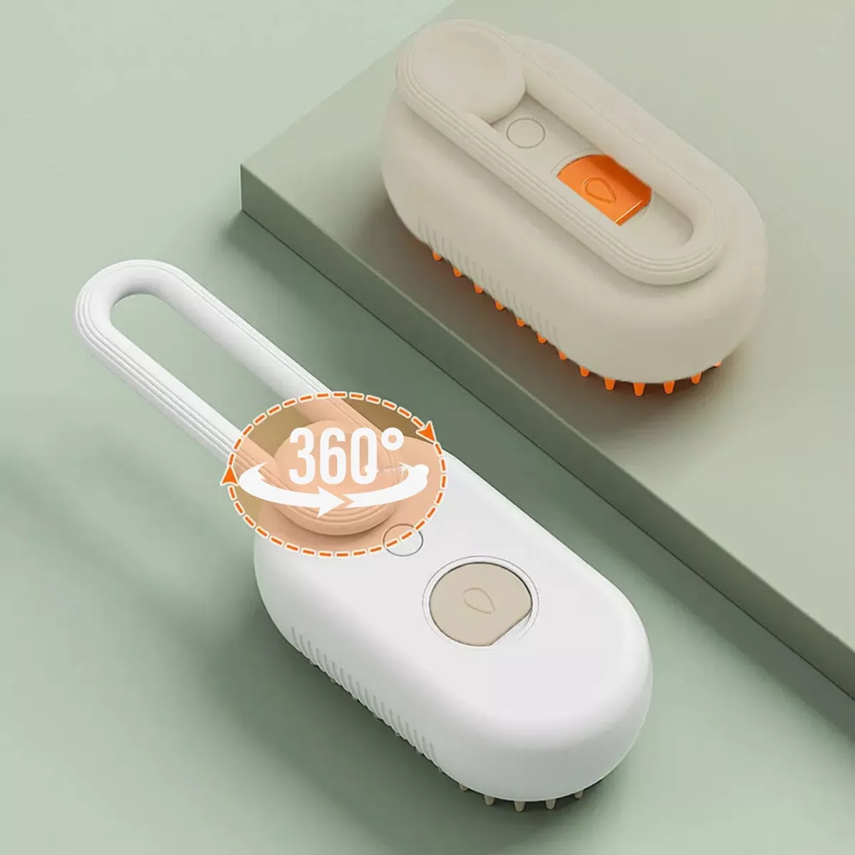CEPILLO PARA MASCOTAS A VAPOR CON MANIJA