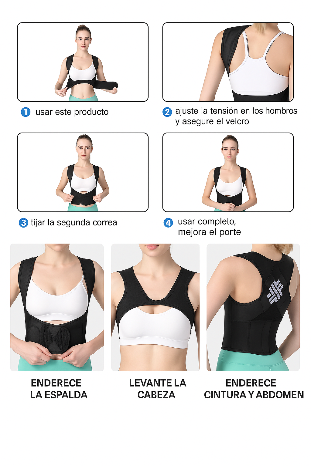 CORRECTOR POSTURA SOPORTE LUMBAR